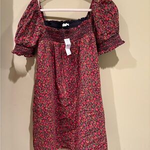 American Eagle Floral Puff Sleeve Dress